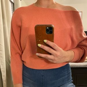 Pink long sleeve forever 21 top